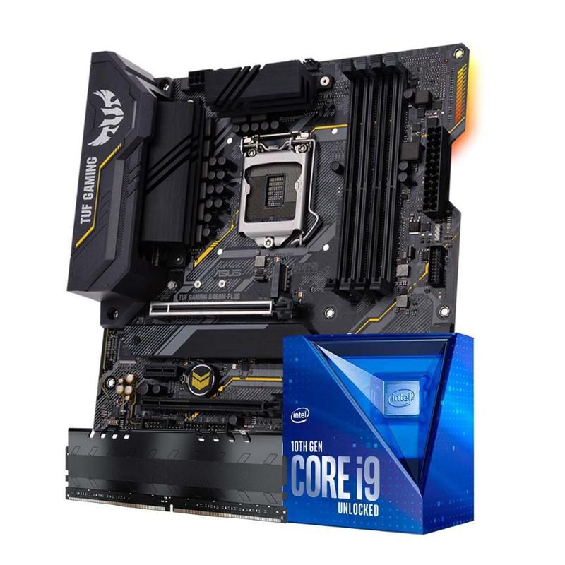 Kit Upgrade Intel Core i9 10900K + Asus TUF B460M PLUS GAMING/BR +